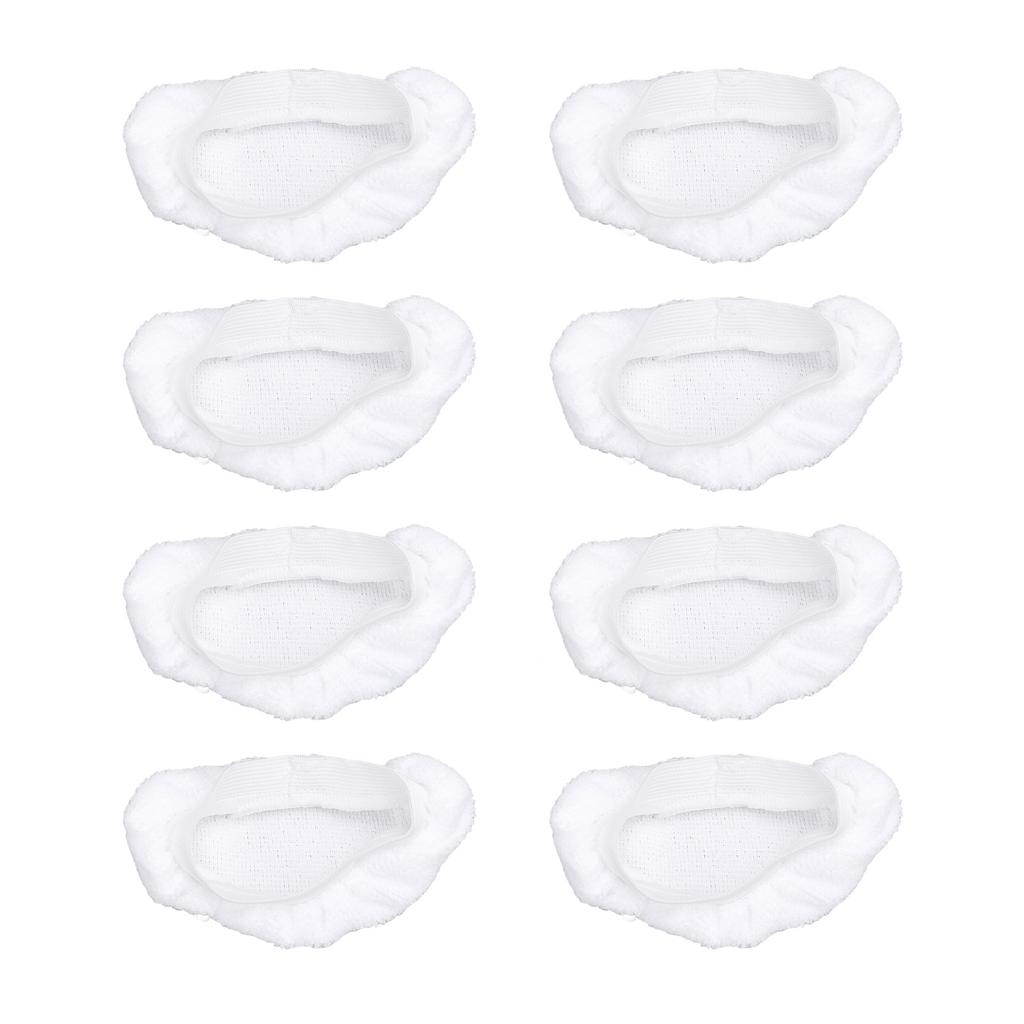 8 Pcs Steam Mop Pads for Handheld Steam Cleaner Reusable Universal Washable Microfiber Cloths