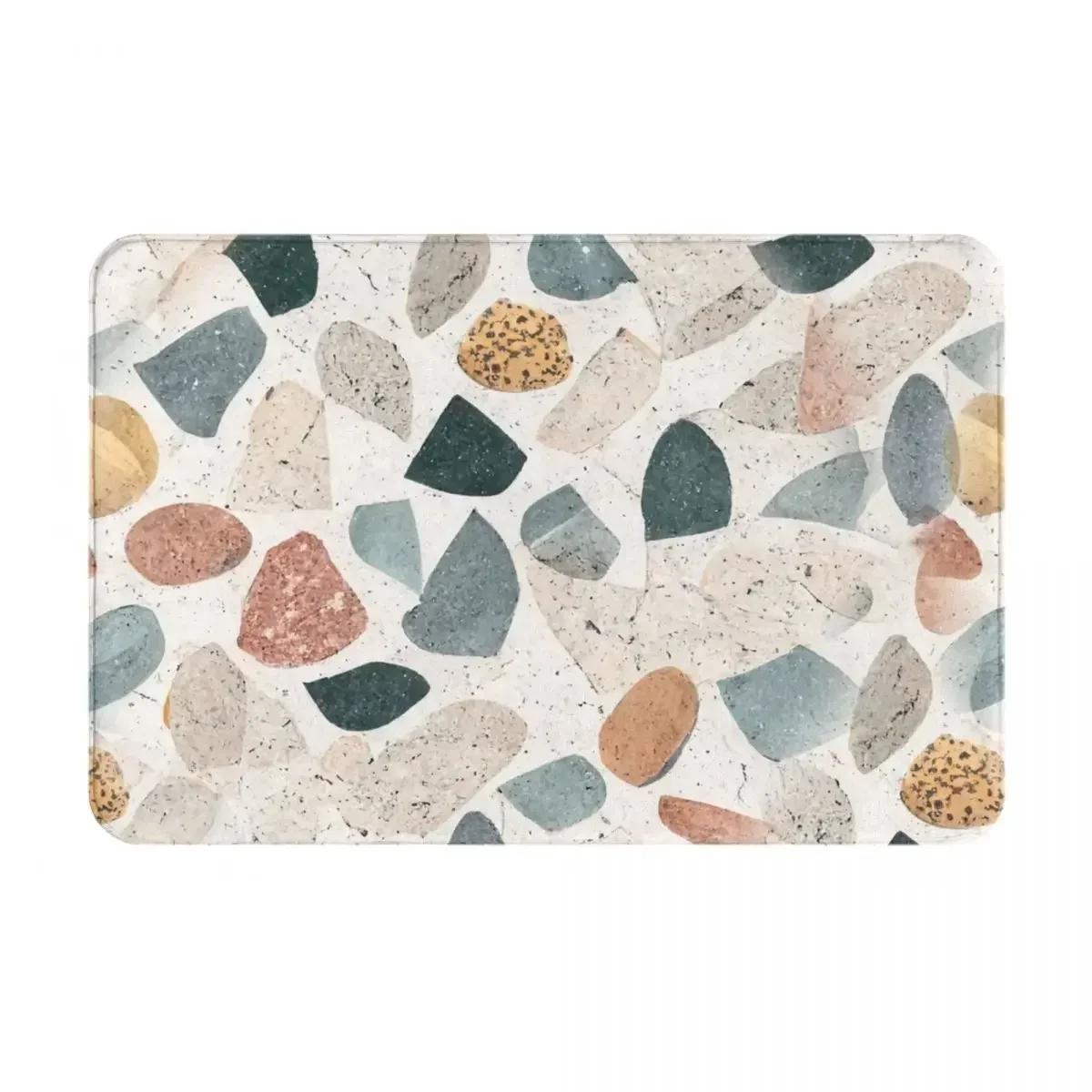 

Modern Terrazzo Floor Mat - Stylish Geometric Pattern Décor for Entrances, Perfect for Contemporary Home Accents 40x60cm