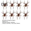 Office Cabinet Spider Decor 1/4/8Pcs 3D Refrigerator Magnet for Halloween, Scary Fake Magnetic Decoration, Halloween Prank Props, Party Favors Toy