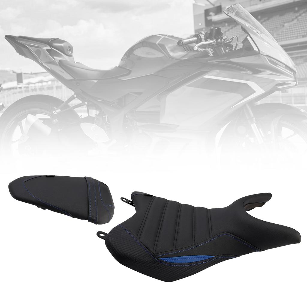 Front&Rear Raider Passenger Cushion Kit Blue For Yamaha Yzf-R3 25- Mt-03 25-