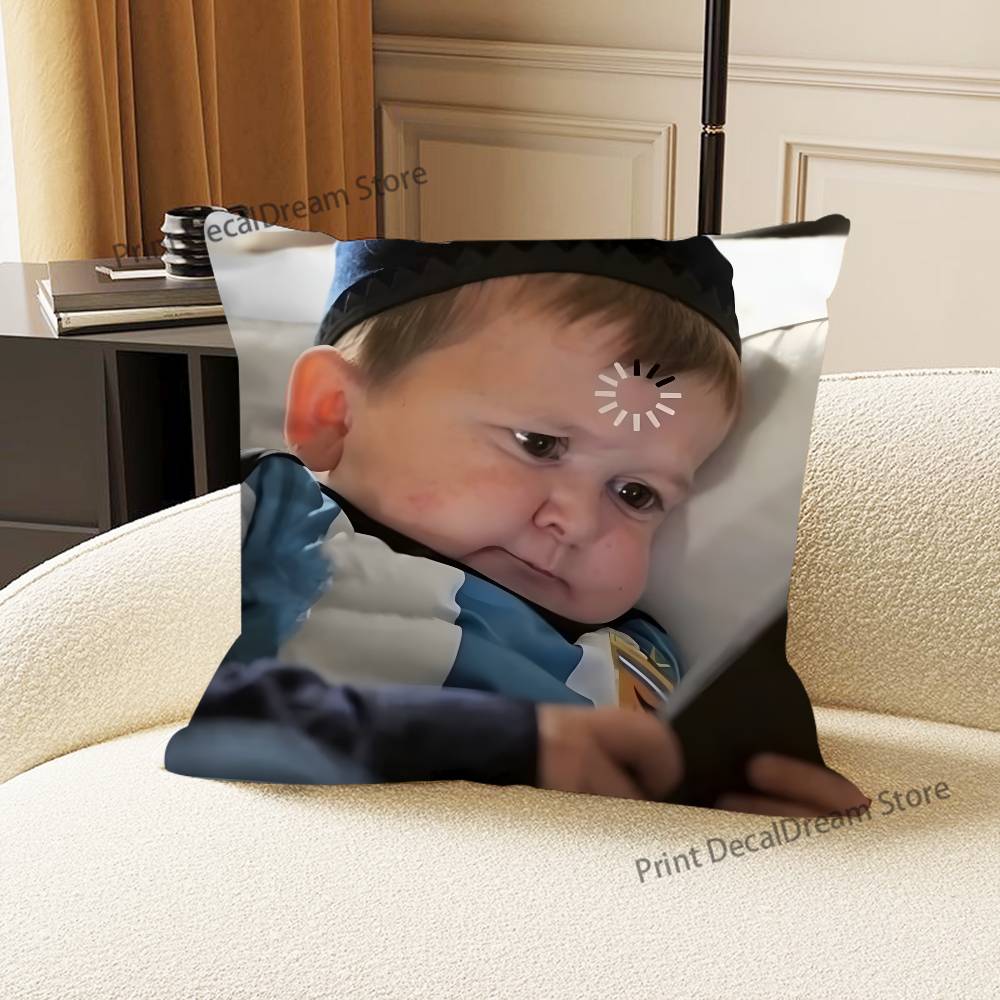 Cuscino Meme Divertente di Hasbulla Magomedov per Camera da Letto, Auto, Caffetteria, Stanza e Salotto Copricuscino Decorativo per Divano