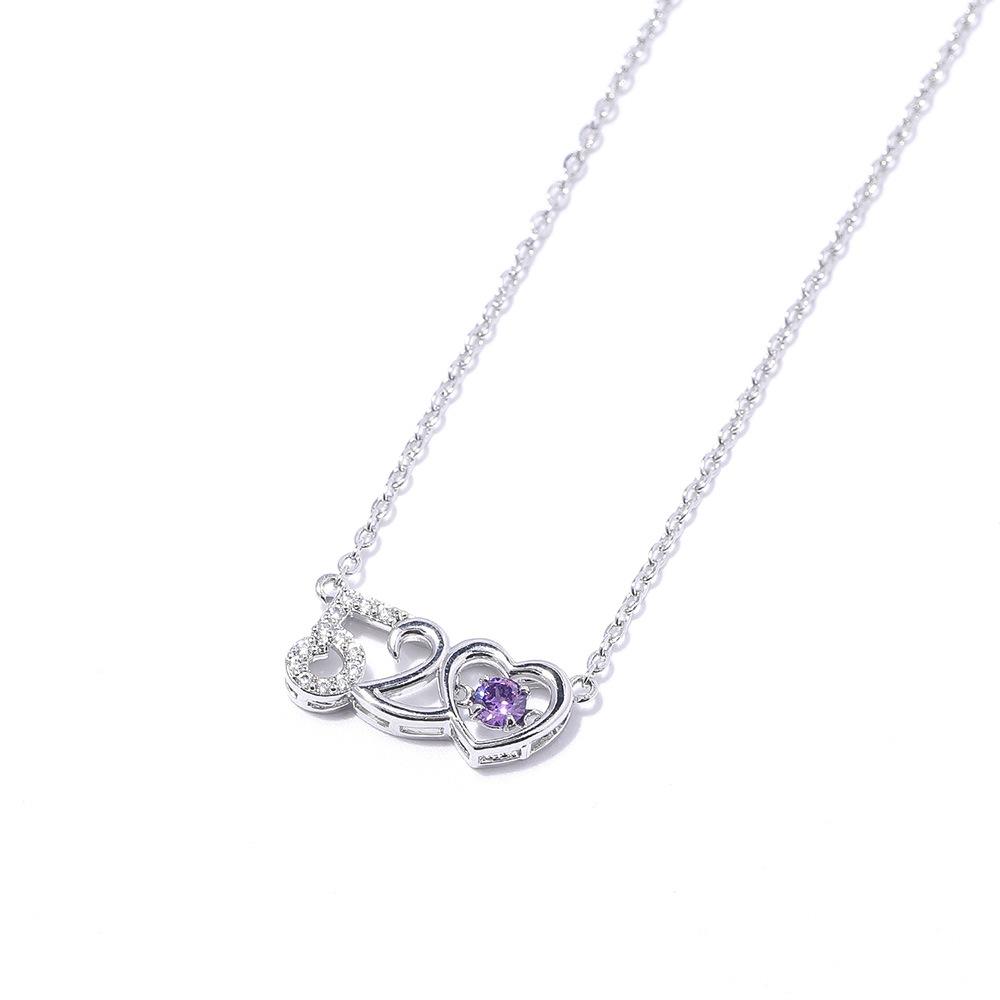 Liebesanhänger Liebesgeständnis Geschenk Kurze Schlüsselbeinkette Ich Liebe Dich Nummer 520 Halskette Farbe Mehr