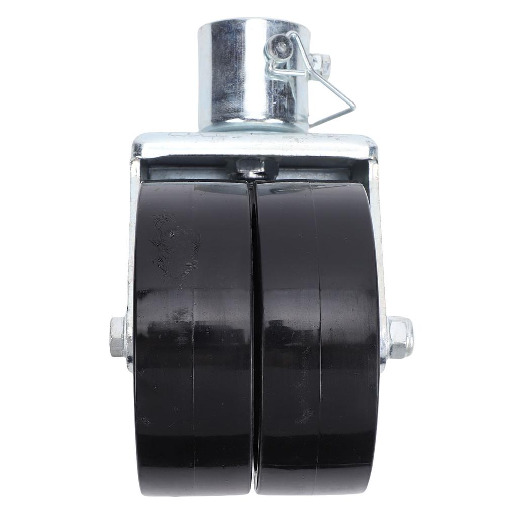 Trailer Jack Wheel 6 Inch Double Wheel Design 2,000lb Load Capacity Trailer Jack Swirl Caster for Boat RV
