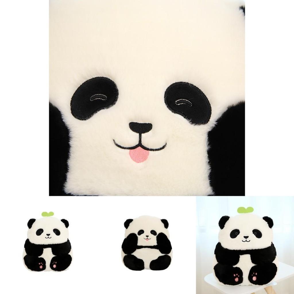 Panda Hua Hua Plush Toy Realistic Stuffed Panda Pillow For Kids And Adults