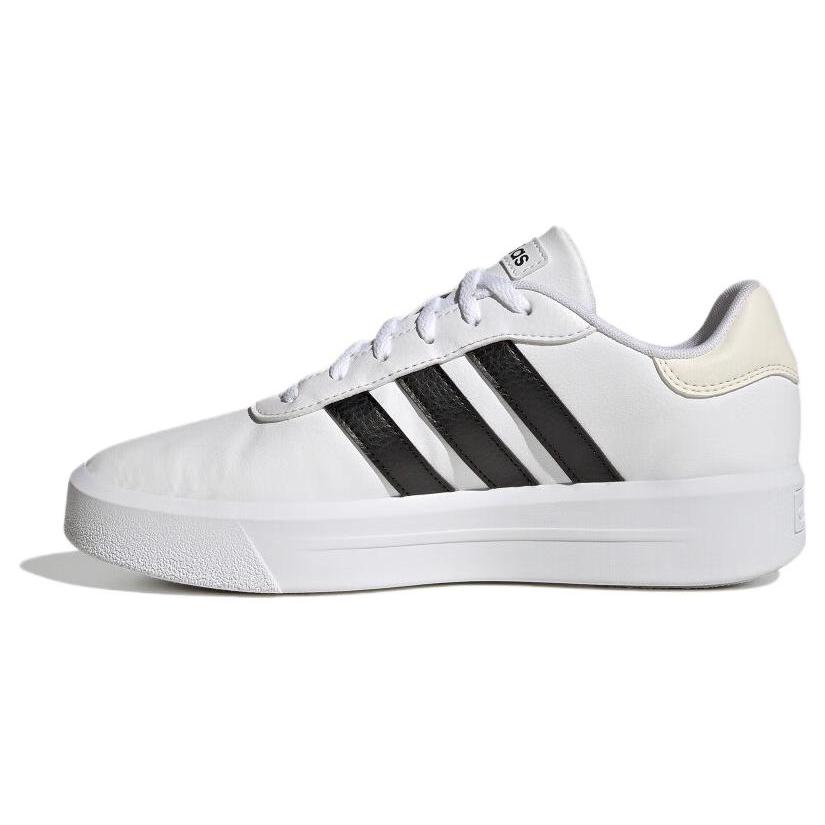 

Adidas Court Platform Shoes White Black Women s HQ4532 40