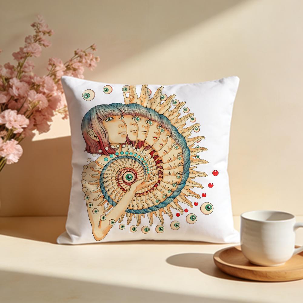 Popular SShintaro Kagoing Cushion Cover Stylish Washable Pillow Cover Ideal for Couch Bedroom Car Decoration