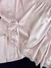 2026 Sternzeichen Neujahr Eis Seide Damen Prinzessin Pyjama Set mit Brustpolstern - Hochwertige Hauskleidung