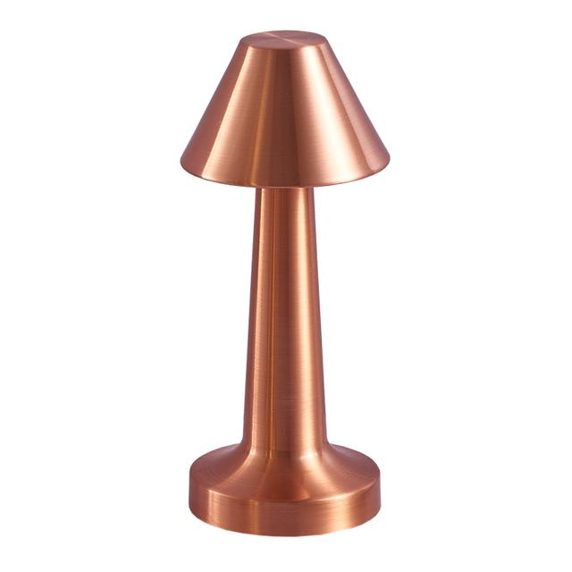 Retro Table Lamp Metal Touch Decor for Bar Coffee Restaurant Decoration Light Desk LED Rechargeable Night Light Bedroom Decor