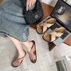 2025 Summer New Platform Sandals One Word with Buckle Sandals Fashion Korean Version Wear Birkenstock Large Size Sandals