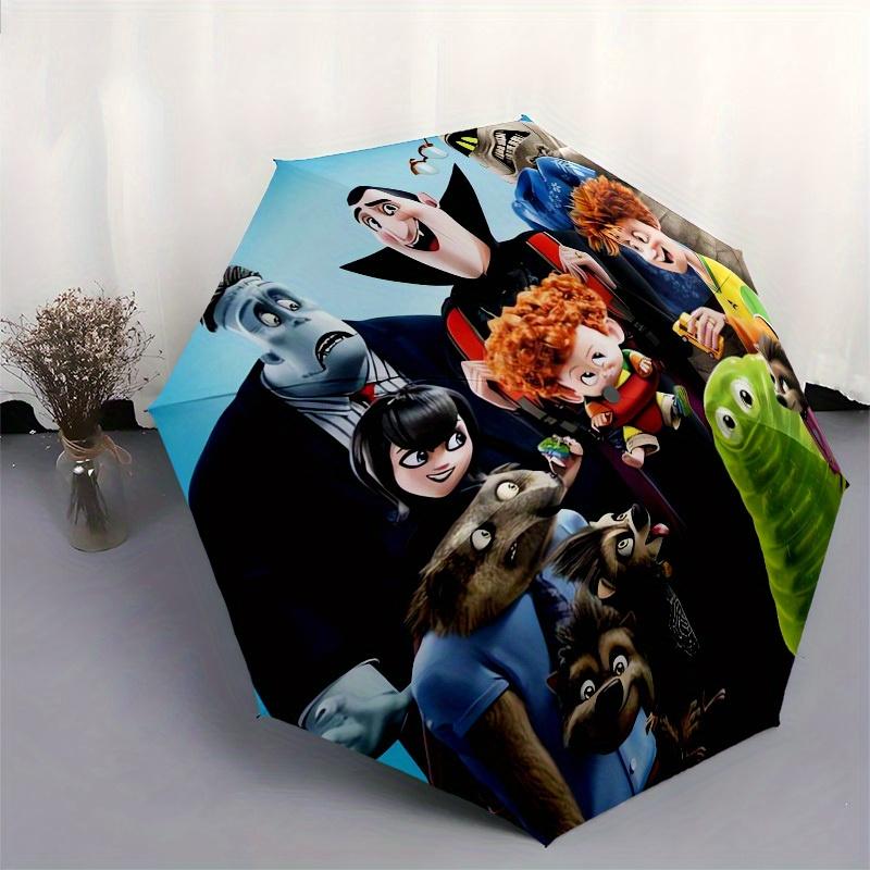 1pc Vampire Family, Monster Friends Themed High-quality Umbrella,Automatic Opening and Closing Umbrella,Multi-functional Umbrella G0811271