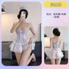 Sweet Loving Maid Babes Lingerie Cos Nurse Flirting Uniform Suit Pure Lust Suspender Mesh Skirt