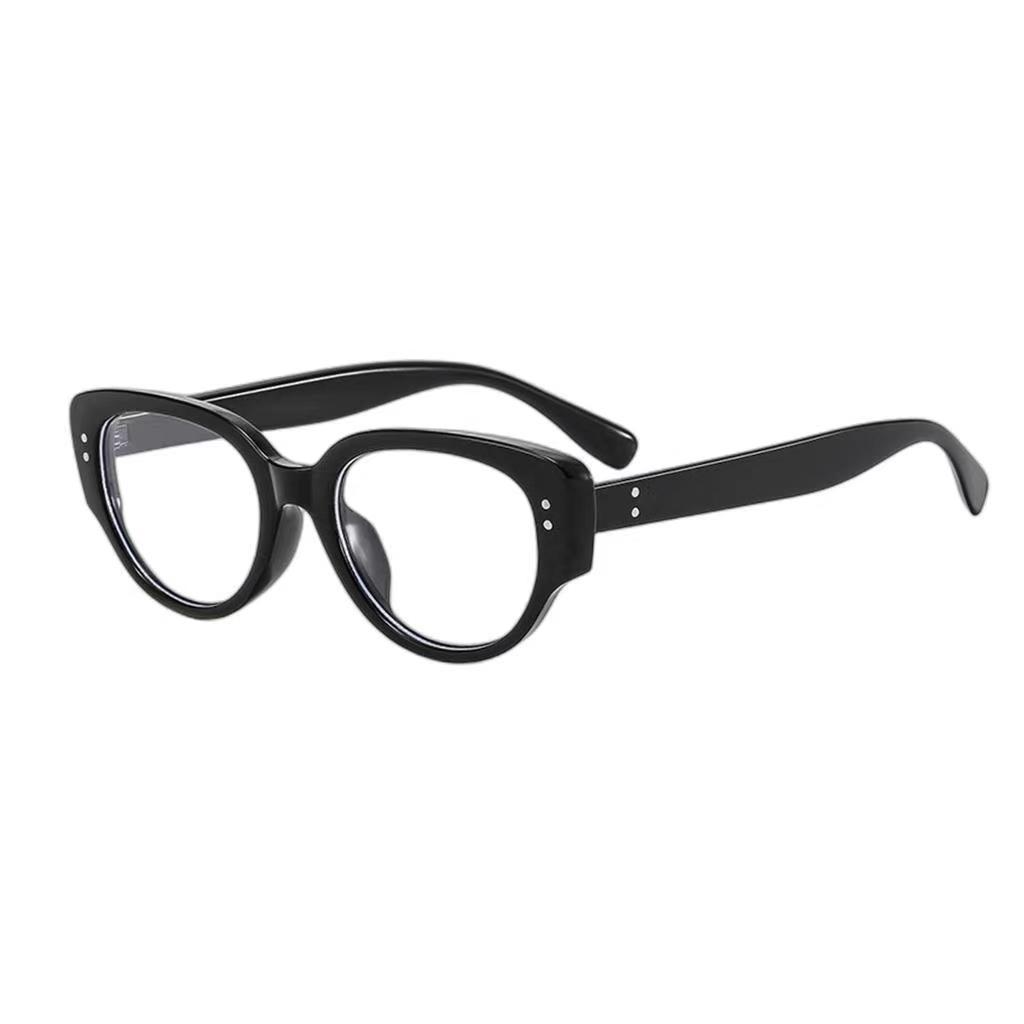 Anti-Blue Glasses Plain And Thin Flat Glasses Can Be Matched With Myopia Versatile Frames