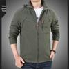 Men's 2019 Spring/Autumn Plus Size Hooded Windbreaker: Casual Outdoor Jacket for All Ages