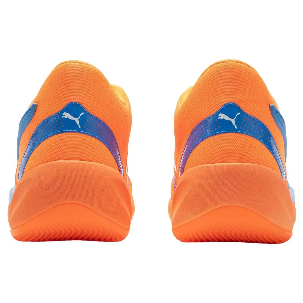 Puma Rise Nitro 'Ultra Orange' (Unisex) Ultra Orange / Blue Glimmer / White Basketball Shoes 378947 01