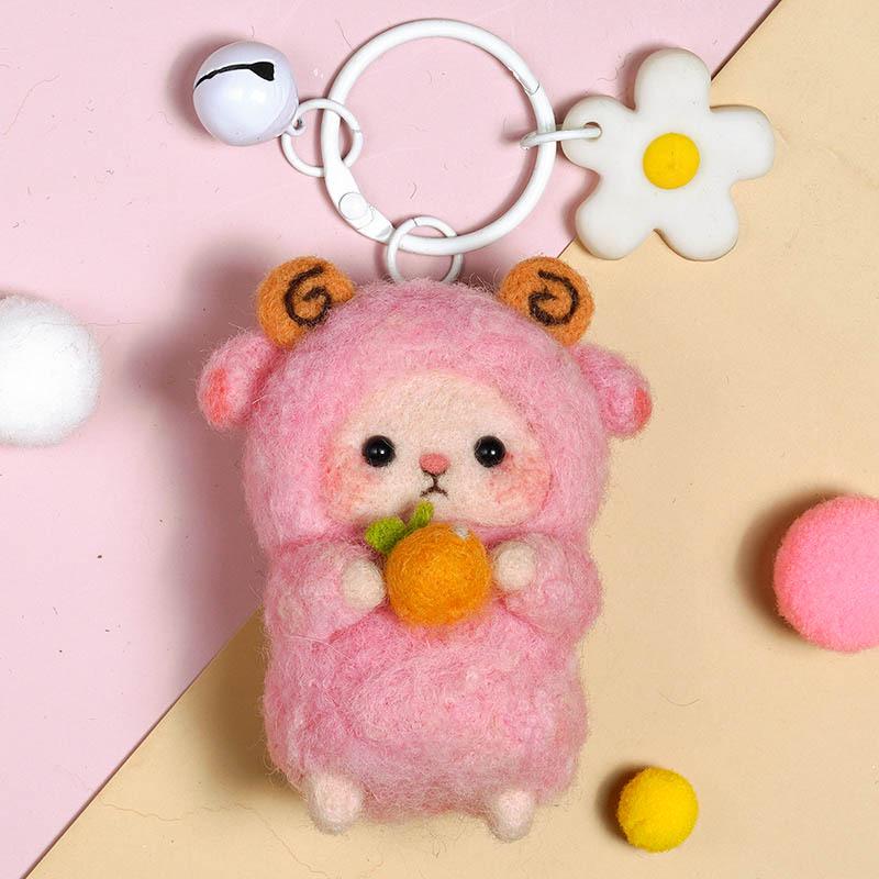 Kit Artizanal DIY Oaie din Pâslă de Lână - Ornament Handmade & Antistres