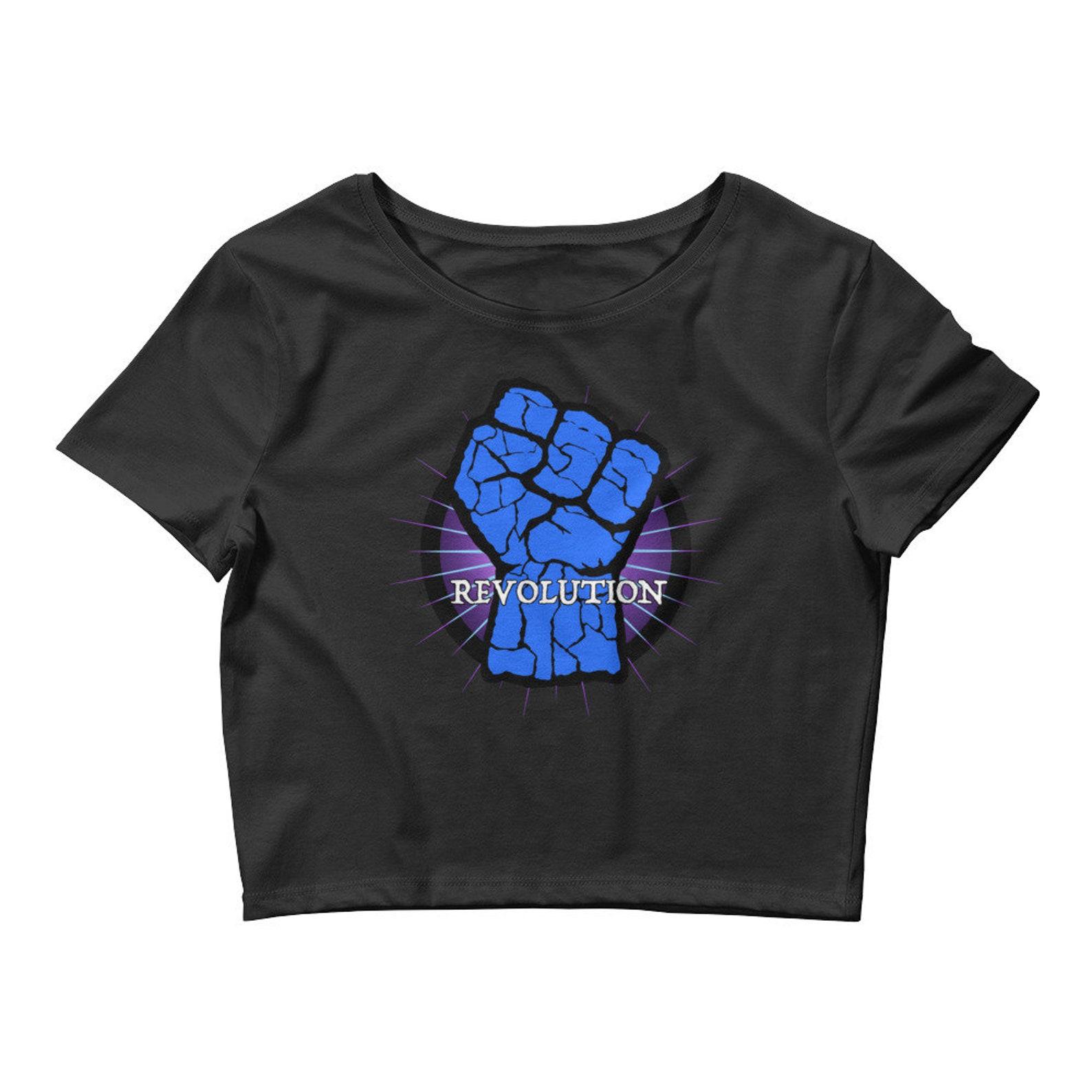 Revolution! Women’s Crop Tee S