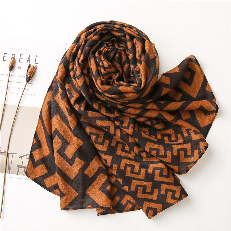 Women Autumn Luxury Plain Rebate Viscose Shawl Scarf Lady High Quality Print Wrap Pashmina Snood Bufandas Muslim Hijab 180*90Cm