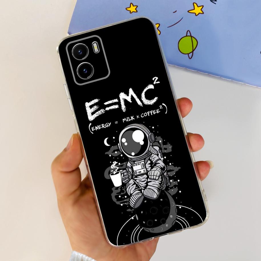 For Vivo Y15s Y15A Y15C Case V2134 V2120 V2147 V2139 Popular Flower Slim Soft Silicone Clear Back Cover For Vivo Y01 V2166 Funda