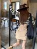 2023 Autumn Women's High Waist Slim Khaki Short Skirt - American Style