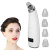 Electric Blackhead Vacuum Cleaner LED Display 3 Strength Blackhead Extractor Device Vacuum Pore Cleaner White