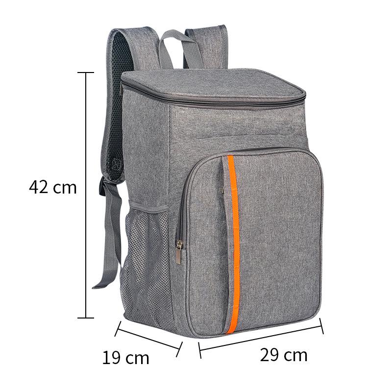 Large Waterproof Insulated Backpack - Double Shoulder, Outdoor Picnic & Cold Storage.