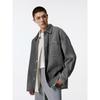 Veste chemise en jean à motif pour homme GXG