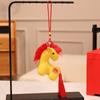Handmade Hanging Pony Doll PP Cotton Zodiac Pony Figurine Plush Horse Keychain  Backpack Pendant