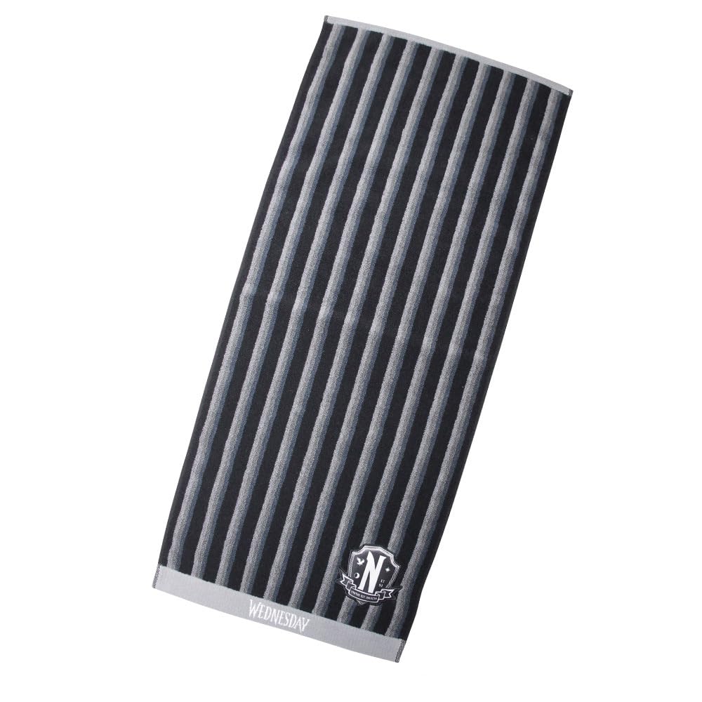 Wednesday Face Towel/Sports Towel (Gray)