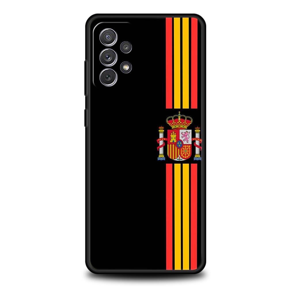 Spain Bull Flag Phone Case For Samsung Galaxy A17 A07 A55 A35 A25 A15 A05s A33 5G A31 A23 A21s A13 A41 A73 A53 A51 A71 A03 Cover