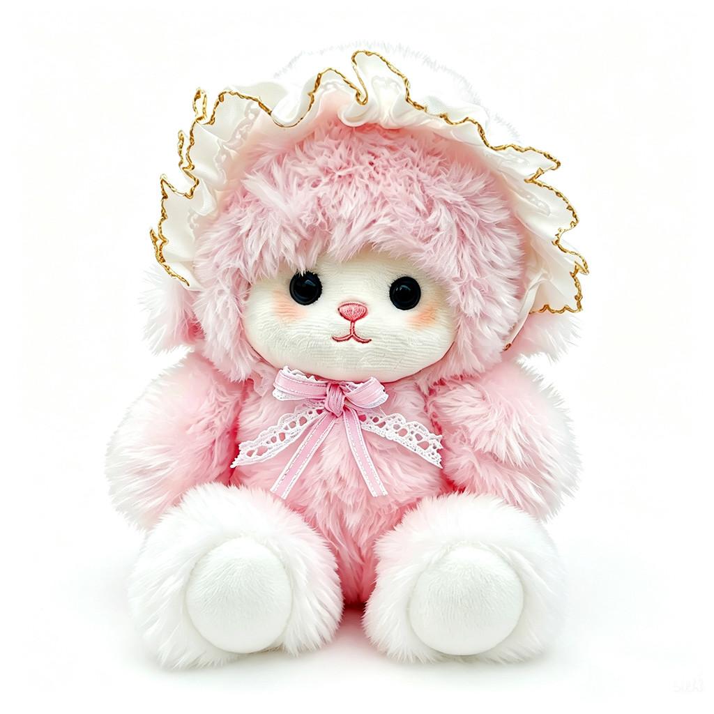 Cute Sheep Plush Toy With Polyester Fiber For Kids Comfort And Sleep Aid