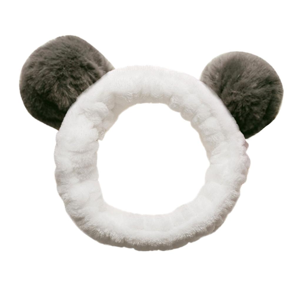 Plush Headband Sweet Face Wash And Makeup 3-D Hair Ball Headband