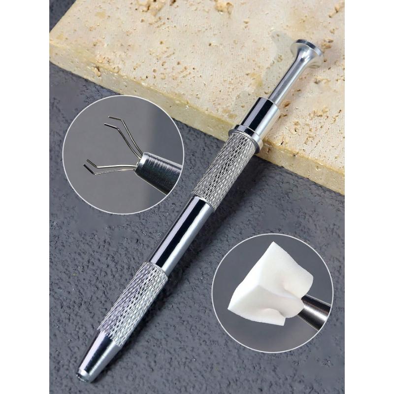 1 Nail Sponge Clip And 50 Sponge Applicators Set Gold And Silver Sponge Clip Manicure Grabbing Sponge Tools For Nail Polish Cosmetic Application