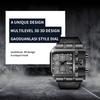 Oulm 3364 Herren Quadratisches Zifferblatt Lederarmband Quarz-Uhr