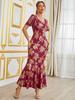 2025 Elegant European & American Women's Spring/Summer Hot Stamping Dress