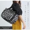 Hanna Hula Round Tote Bag Polka Black PLK01 [Hanna Hula] / CMO-RTT-PLK01 (Polka Black)