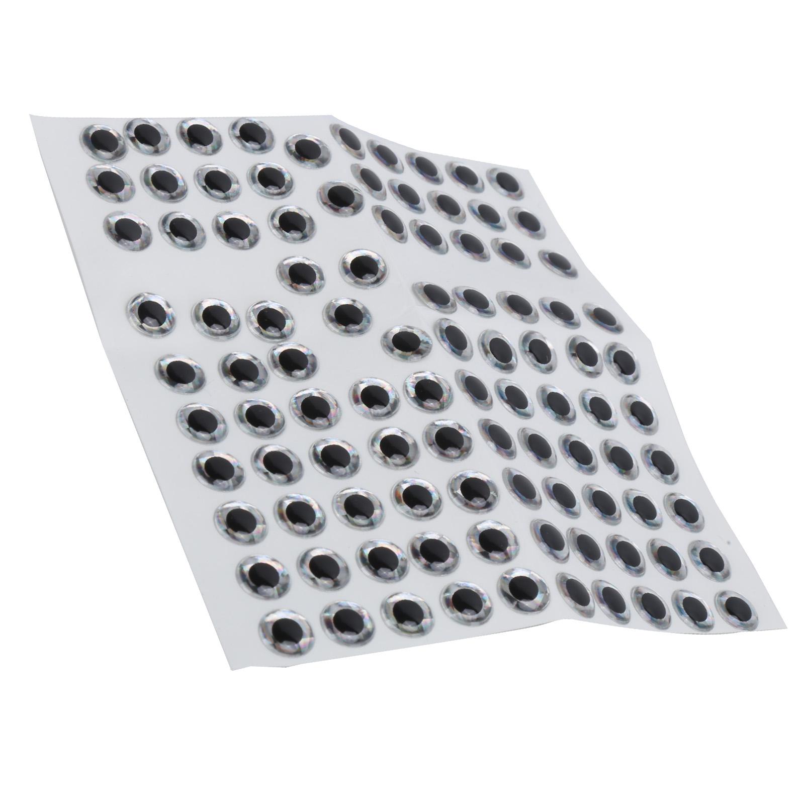 

100Pcs Fish Eyes Stickers Artificial Simulation Fake Fishing Eyes Accessories for DIY Lures Making