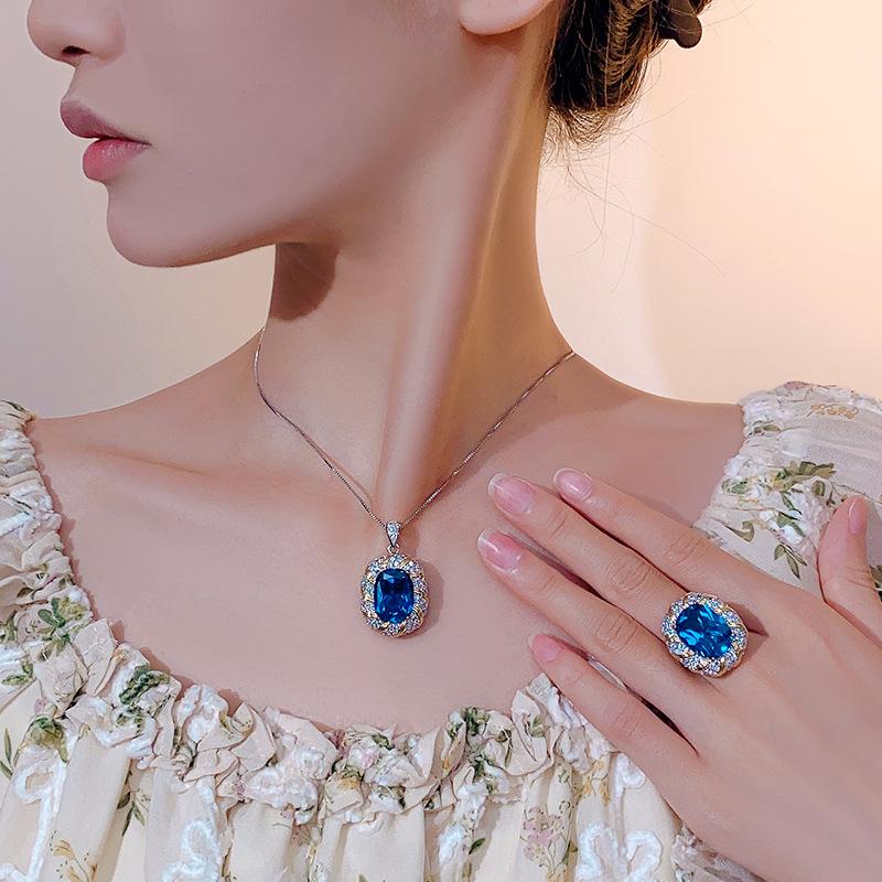 Jewelry Copper Bottom Gold-Plated Simulation Bird'S Nest Chepala Green Temperament Suit Female 12 * 16