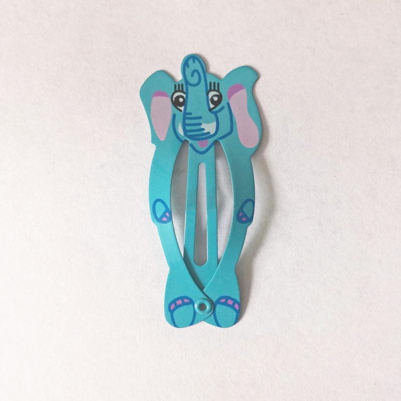 Trendy Kids' Hair Accessories: Cute Animal Metal Hair Clips & Waterdrop Print Crown Side Pins