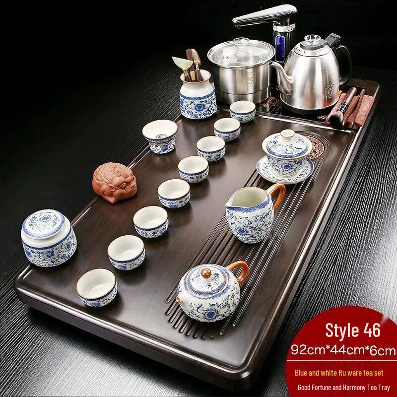 Jiakangming Automatic Solid Wood Kung Fu Tea Tray
