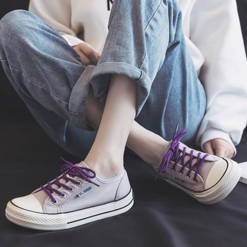 Fashion Canvas Shoes for Women Sneakers Spring Summer Fashion Breathable Flats Vulcanized Shoes Woman Casual Walking Footwear Ladies
