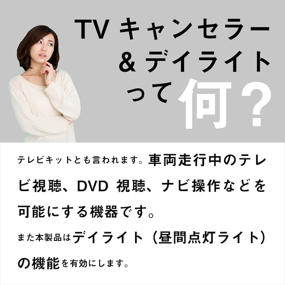 VW Volkswagen TV Canceller & Daytime Running Lights TV Canceller E2PLUG Type01 Discover Pro