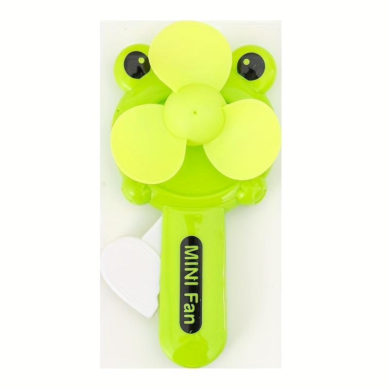 8pcs Mini Cartoon Frog Shaped Portable Handheld Fan Gift Set,Adult Party Birthday Gifts,Pinata Filler,Suitable for Summer Parties,Group Dining Scenes
