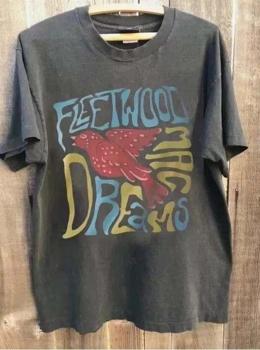 Fleetwood Mac Harajuku Unisexs Tshirt New Retro Fleetwood Mac Us Tour Shirt