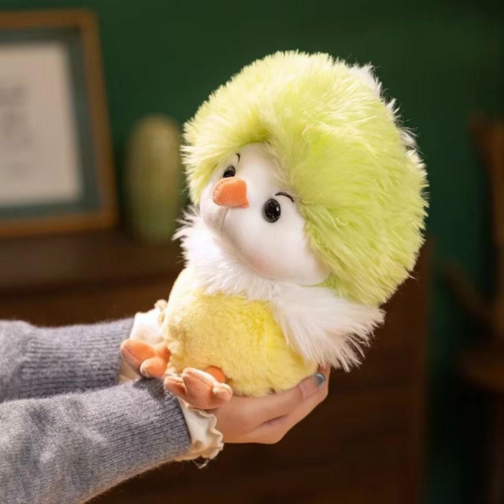 Stuffed Animals Chicken Plush Toy White/Yellow Rooster Plushies Chick Stuffed Doll  Room Decor