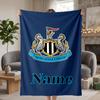 Newcastle Unite Custom Flannel Blankets Soft Warm Cozy Throws for Home Decor Holiday Gifts