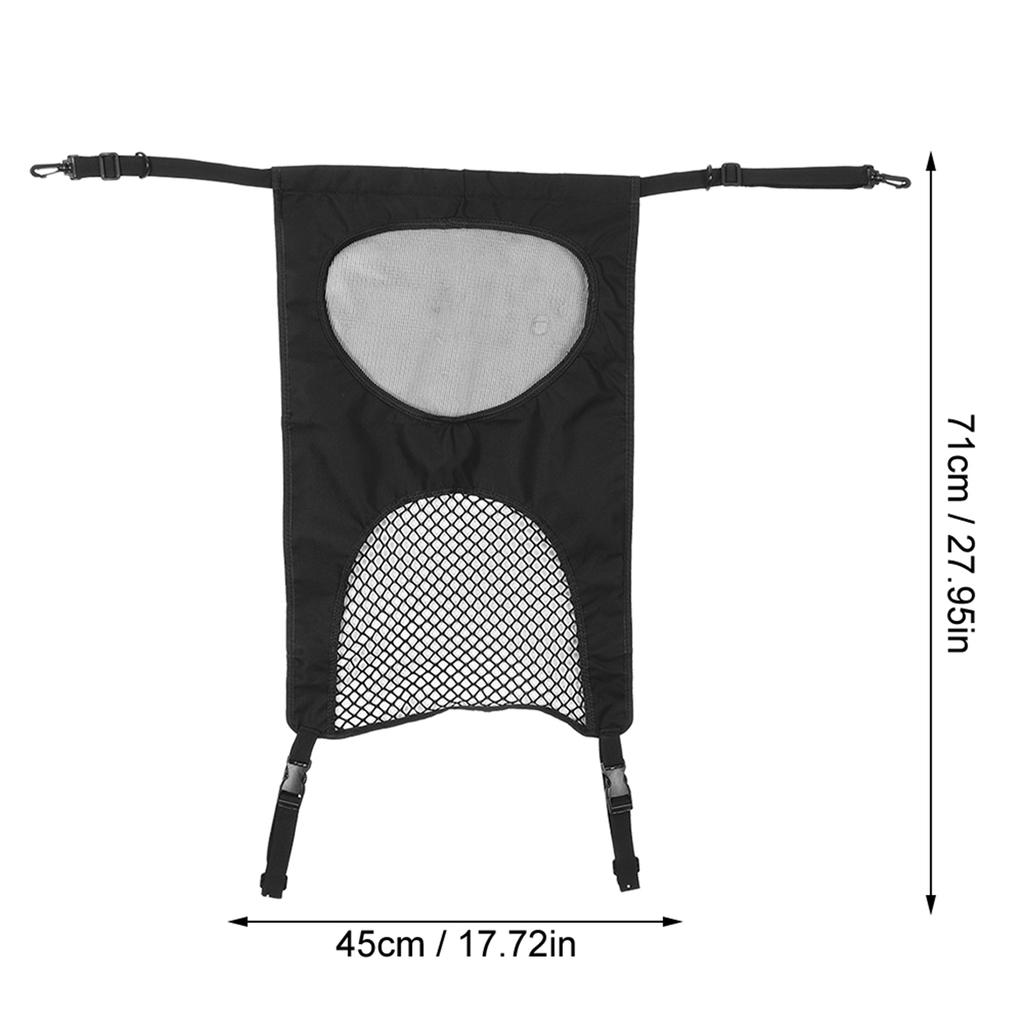 Dog Car Backseat Barrier Mesh Pet Barrier Vehicle Travel Dog Fence for Safe Driving