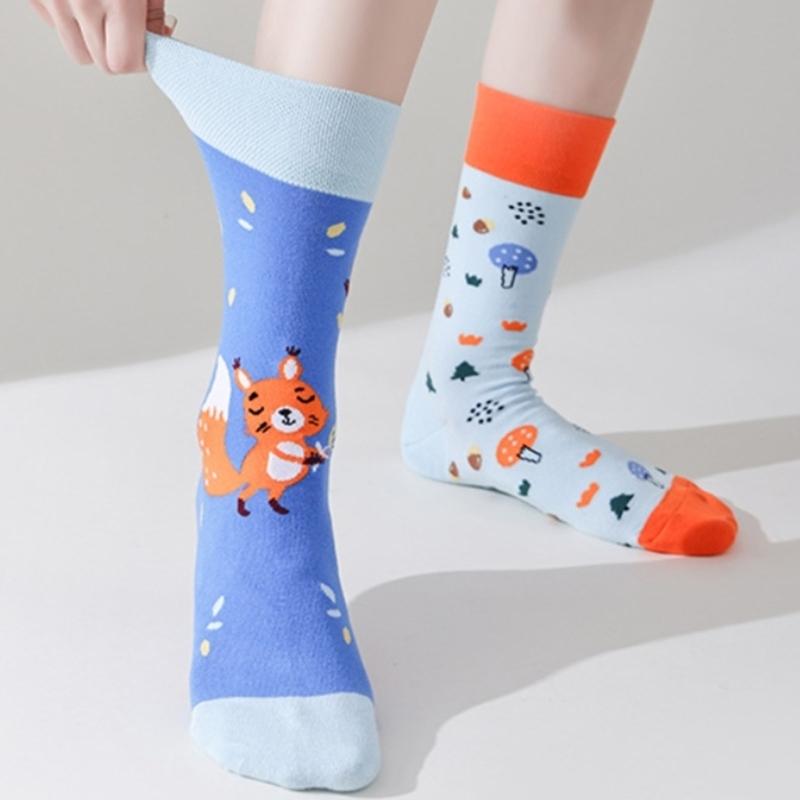 Novelties Funny Sock Cotton Boot Socks Fashion Ankle Socks Winter Warm Crew Socks Dress Socks for Women Girls Gifts
