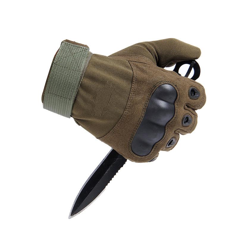 Outside Gloves Cycling Male Special Forces Full Finger Anti Slip Wear Resistant Military Fan ActiveWear Training Mountaineering Fighting Tactical