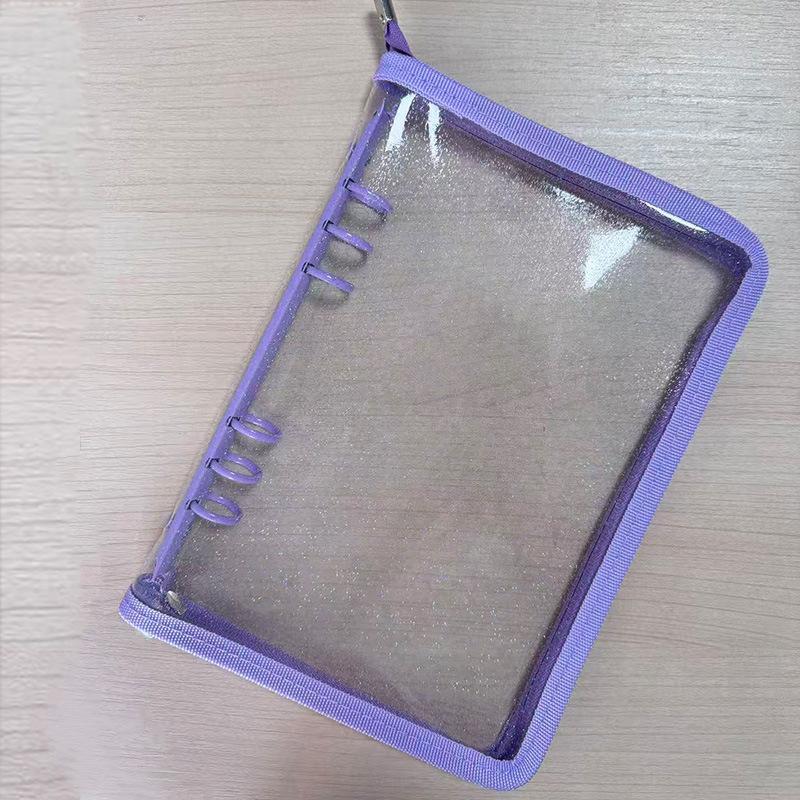 A5 Size Glitter Pvc Sticker Album Loose-Leaf Notebook Photo Album Case For Instant Camera Star Collection Album
