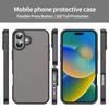 For iPhone 16 Case Skin Touch Matte Anti Drop TPU PC Phone Back Cover